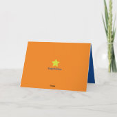 スーパースター お祝いカード サンキューカード (裏面)