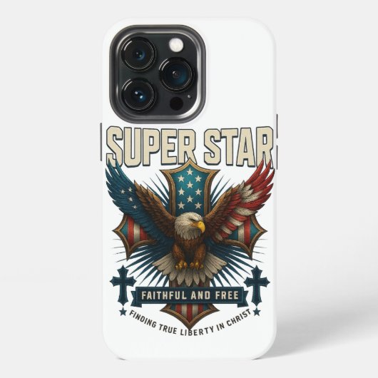 スーパースター・イーグル・エンブレム iPhoneケース (裏面)