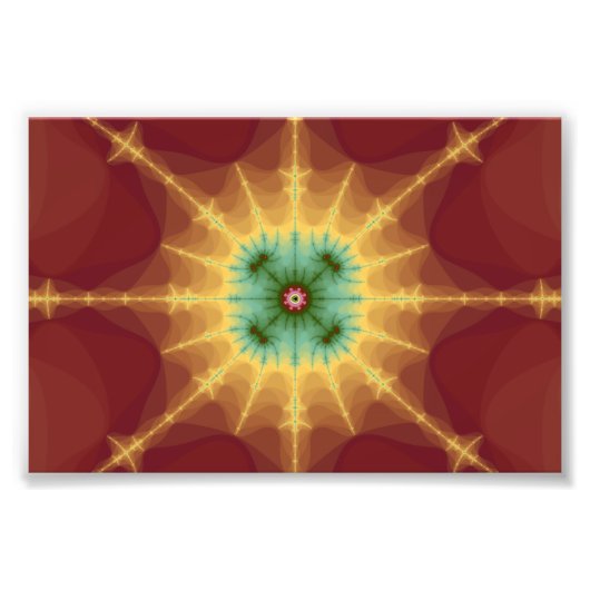 スーパースター – フラクタルアート フォトプリント            (正面)