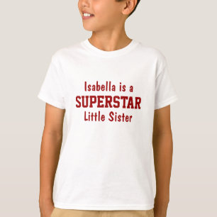 スーパースター・リパーソナライズされたトル・シスターTシャツ Tシャツ