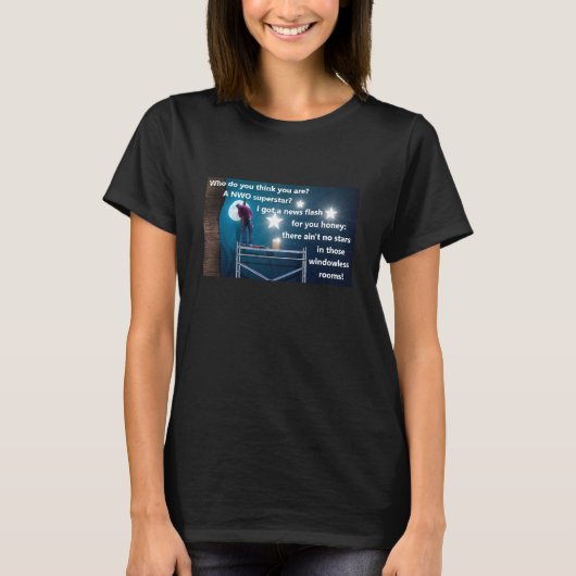 スーパースター(暗) Tシャツ (正面)