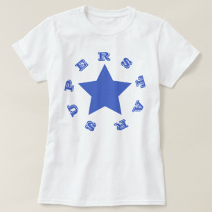 スーパースター 海軍青星婦人基本Tシャツ Tシャツ