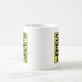 スーパースター、非常に有名 コーヒーマグカップ (中央)
