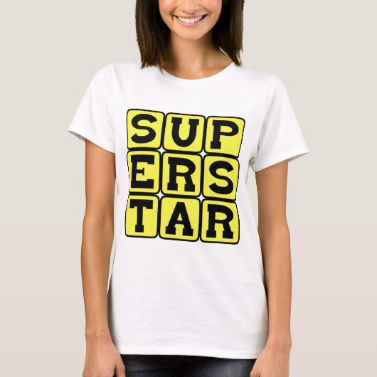 スーパースター、非常に有名 Tシャツ (正面)