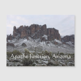 スーパースティション山脈の雪