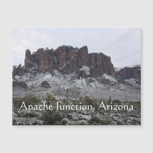 スーパースティション山脈の雪 (正面)