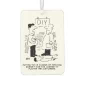 スーパーストア小売店従業者と店長 カーエアーフレッシュナー (裏面)