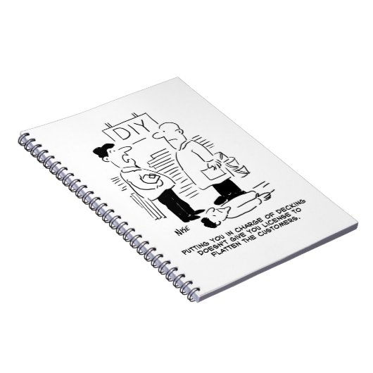 スーパーストア小売店従業者と店長 ノートブック (右側)