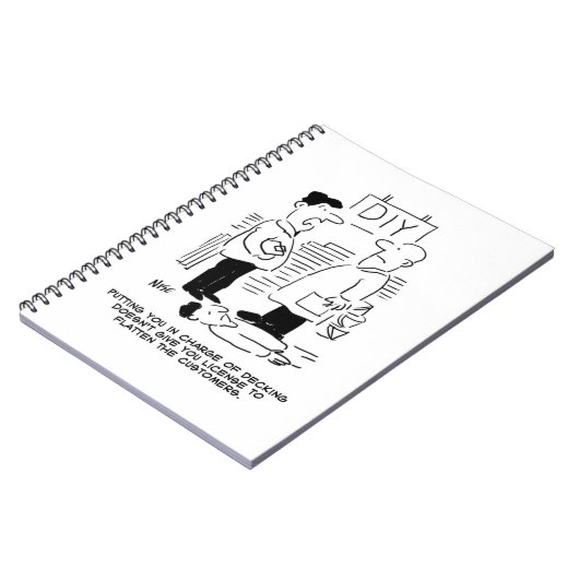 スーパーストア小売店従業者と店長 ノートブック (左側)