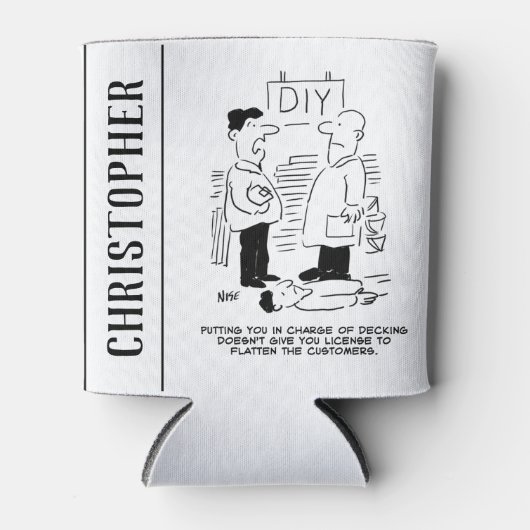 スーパーストア小売店従業者と店長 缶クーラー (正面)