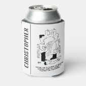 スーパーストア小売店従業者と店長 缶クーラー (缶裏面)