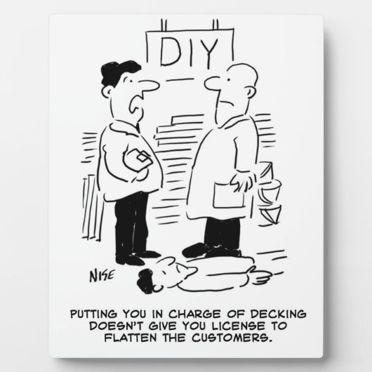 スーパーストア小売店従業者DIYショップマネージャー フォトプラーク (正面)