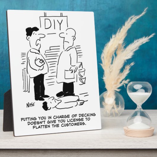 スーパーストア小売店従業者DIYショップマネージャー フォトプラーク (側面)