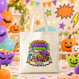 スーパースプーキー隊ハロウィンキャンディーバッグ トートバッグ