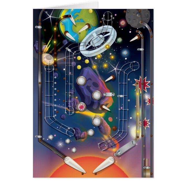 スーパースペースピンボールマシン (正面)