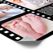 スーパース生まれターの子ども向けの写真が可愛い ポスター (角)