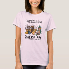 スーパーセクシーキャンピングレディー サブリメーション Tシャツ
