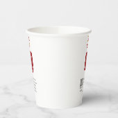 スーパーセールビジネス割引QRコード詳細スキャン 紙コップ (左)