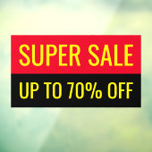 スーパーセール プレーン 印象的な プロフェッショナル ビジネス ウィンドウサイン (シート3)