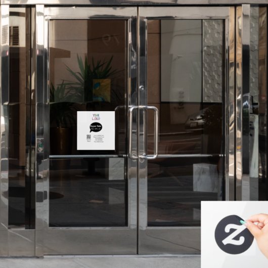 スーパーセール 業務割引 QRコード 詳細 ウィンドウサイン (オフィスドア)