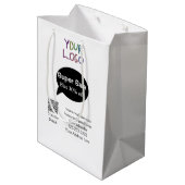 スーパーセール 業務割引 QRコード 詳細 ミディアムペーパーバッグ (裏面アングル)