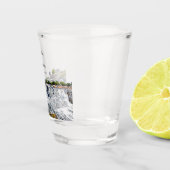 スーパーソナライズされたクス滝ウォーターフォールドショットグラス ショットグラス (右)