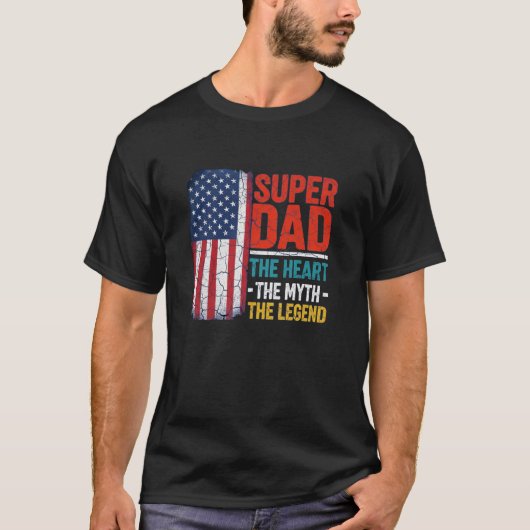 スーパーダッド 伝説の男 Tシャツ (正面)