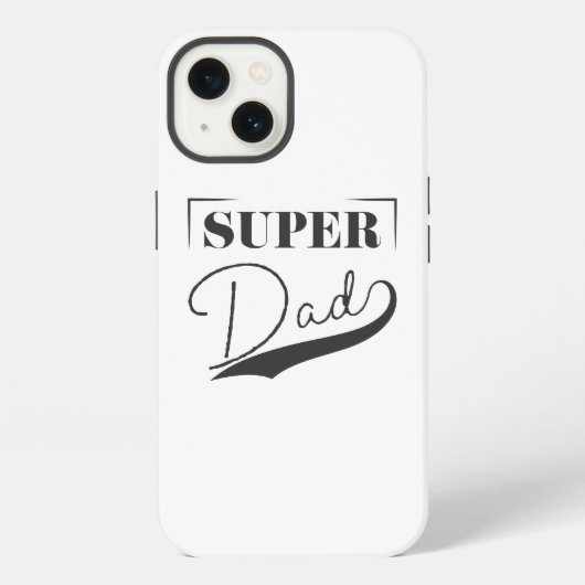 スーパーダッド iPhoneケース (裏面)