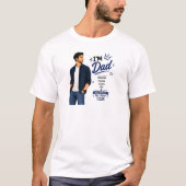 スーパーダッドTシャツデザイン - 父の日 Tシャツ (正面)