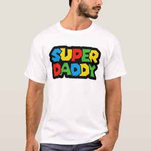 スーパーダディーゲーマー 父の日 - レトロ風 Tシャツ