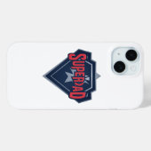 スーパーダージャーヒーローシールド父の日iPhone 15ケース Case-Mate iPhoneケース (裏面 (横))