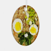 スーパーデュパークリスマススープおもしろいを飲む メタルオーナメント (正面右)