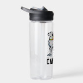 スーパードッグクリプト |名前の追加 ウォーターボトル (右面)