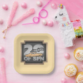 スーパーナチュラル 20周年記念プレート ペーパープレート (パーティー)