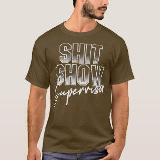 スーパーバイザヴィンテージスタイルタイポグラフィの表示 Tシャツ