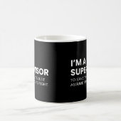 スーパーバイザーとマネージャーの面白い仕事の格言 コーヒーマグカップ (中央)