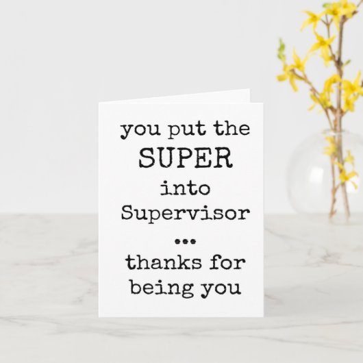 スーパーバ最高のイザカード、評価、ミニマリスト カード (黄色い花)