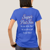 スーパーパッツファン 女性用Tシャツ Tシャツ (裏面)