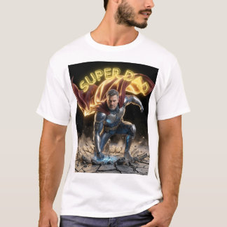 スーパーパパ Tシャツ