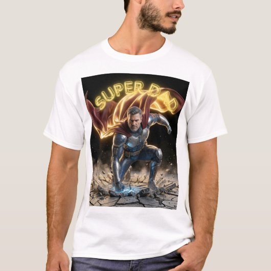 スーパーパパ Tシャツ (正面)