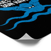 スーパーパワーおもしろいママパパスイミングチーム親マイ ポスター (角)