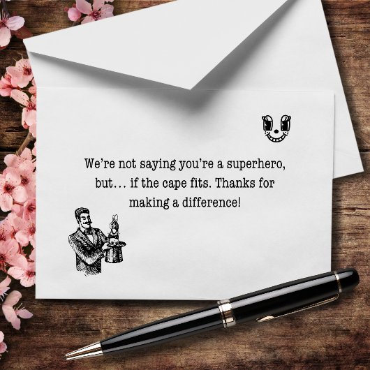 スーパーパワーは不要だが評価される サンキューカード