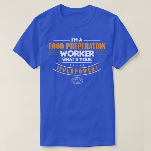 スーパーパワー調理師 Tシャツ (デザイン正面)