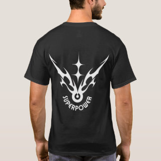 スーパーパワー トライバル シジル グラフィック T シャツ - ボールド