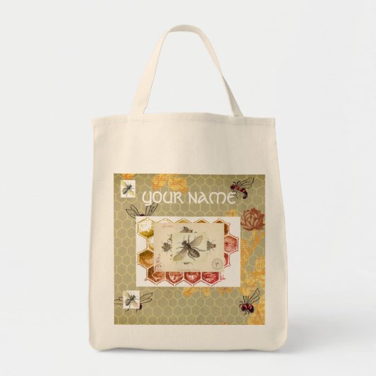 スーパーパーソナライズされたトート付き トートバッグ (正面)