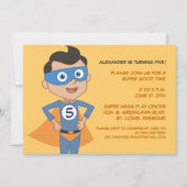 スーパーヒパーソナライズされたーロ子供の誕生日パーティー招待状 招待状 (正面)