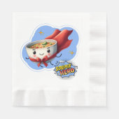 スーパーヒーロすごいー、ヒーロースープパン | スタンダードカクテルナプキン (正面)