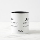 スーパーヒーローおもしろい マグカップ (中央)