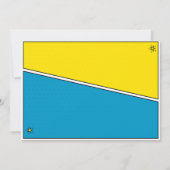 スーパーヒーローお祝い 招待状 (裏面)