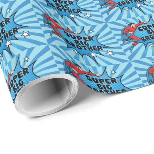スーパーヒーローがビッグブラザーへ ラッピングペーパー (ロールコーナー)
